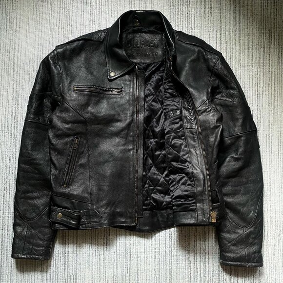 Classic Black Leather Jacket - Picture 3 of 5